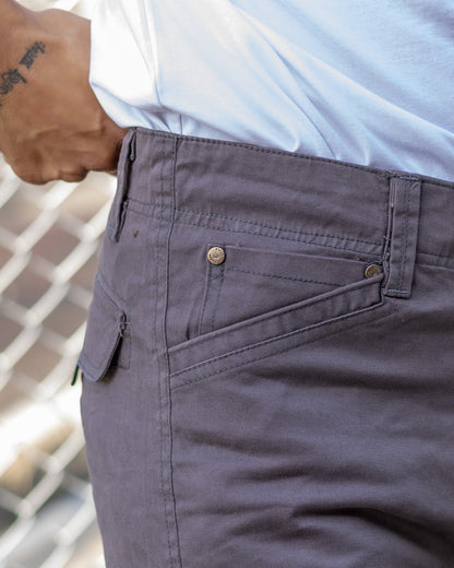 Men’s Loose Fit Cargo Pants – Dark Grey
