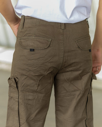 Men’s Loose Fit Cargo Pants – Olive