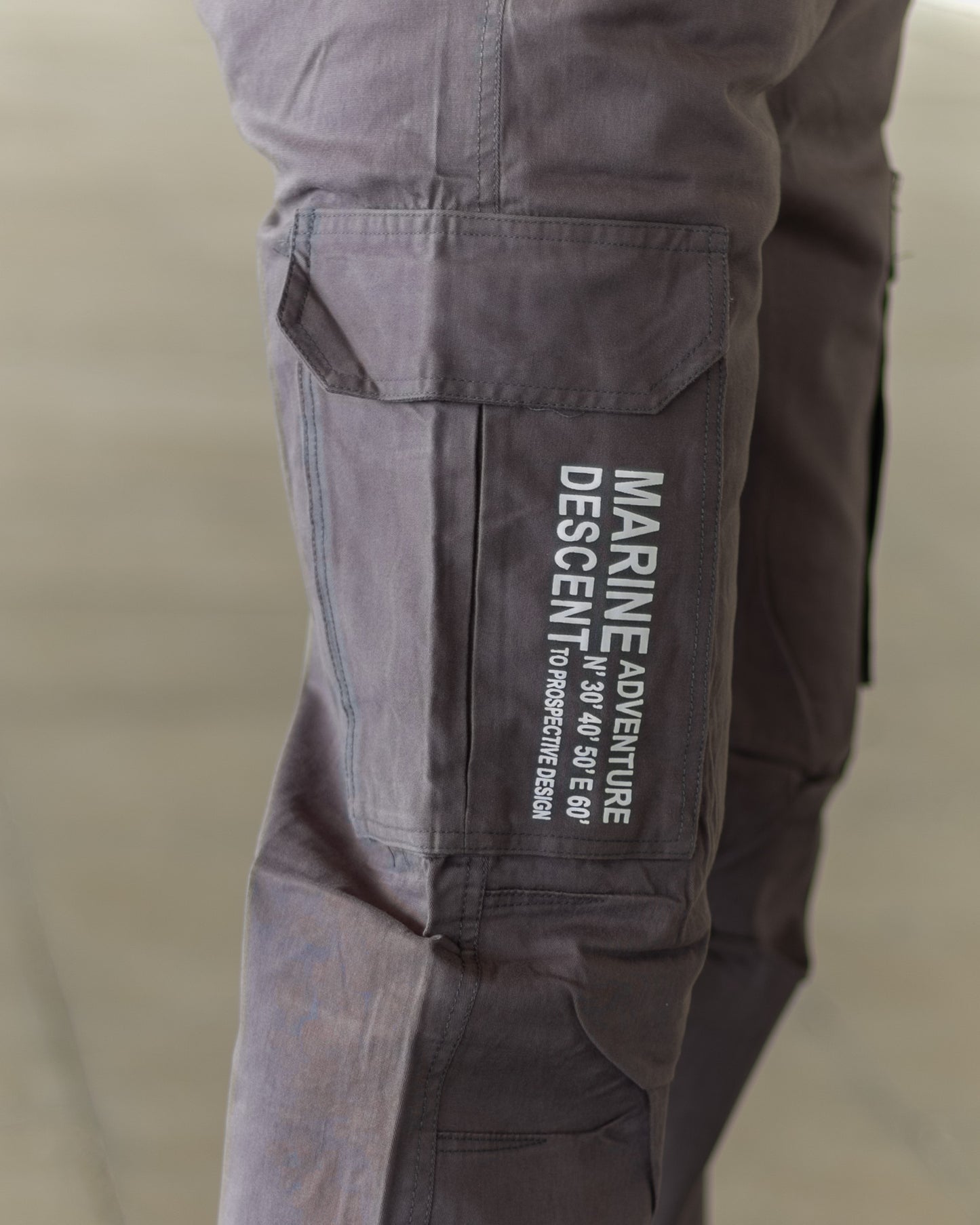DARK GREY Cotton Cargo Joggers with Utility Pockets – Sober Saint