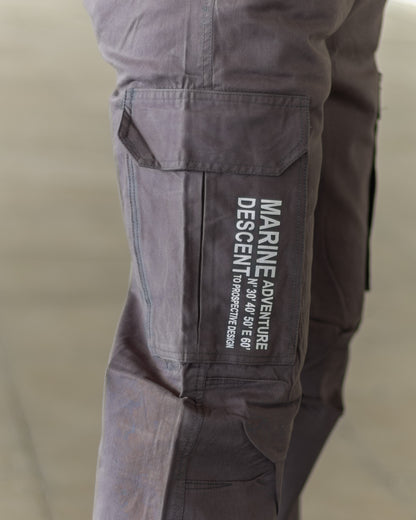 DARK GREY Cotton Cargo Joggers with Utility Pockets – Sober Saint