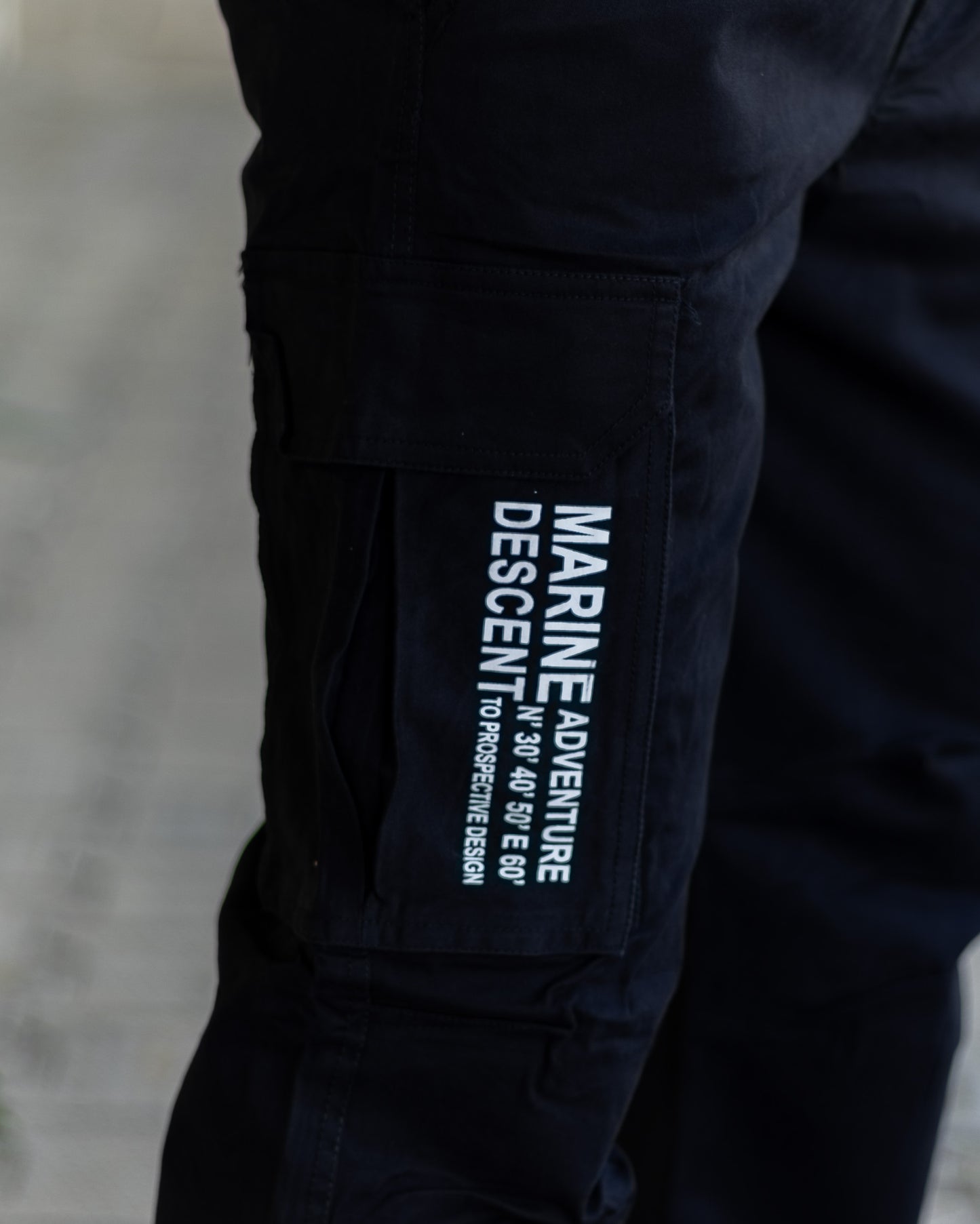 BLACK Cotton Cargo Joggers with Utility Pockets – Sober Saint