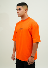 Tiger Orange Print Oversize T-Shirt