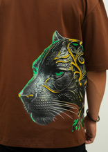 Tiger Back Print Oversize T-Shirt