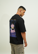 Sung Jinwo Black Print Oversize T-Shirt