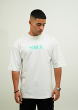 God Wings White Print Oversize T-Shirt