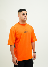 Tiger Orange Print Oversize T-Shirt